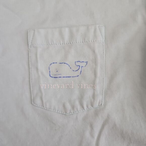 Vineyard Vines Kid’s X-Large Logo T-shirt Light Blue - Picture 4 of 6